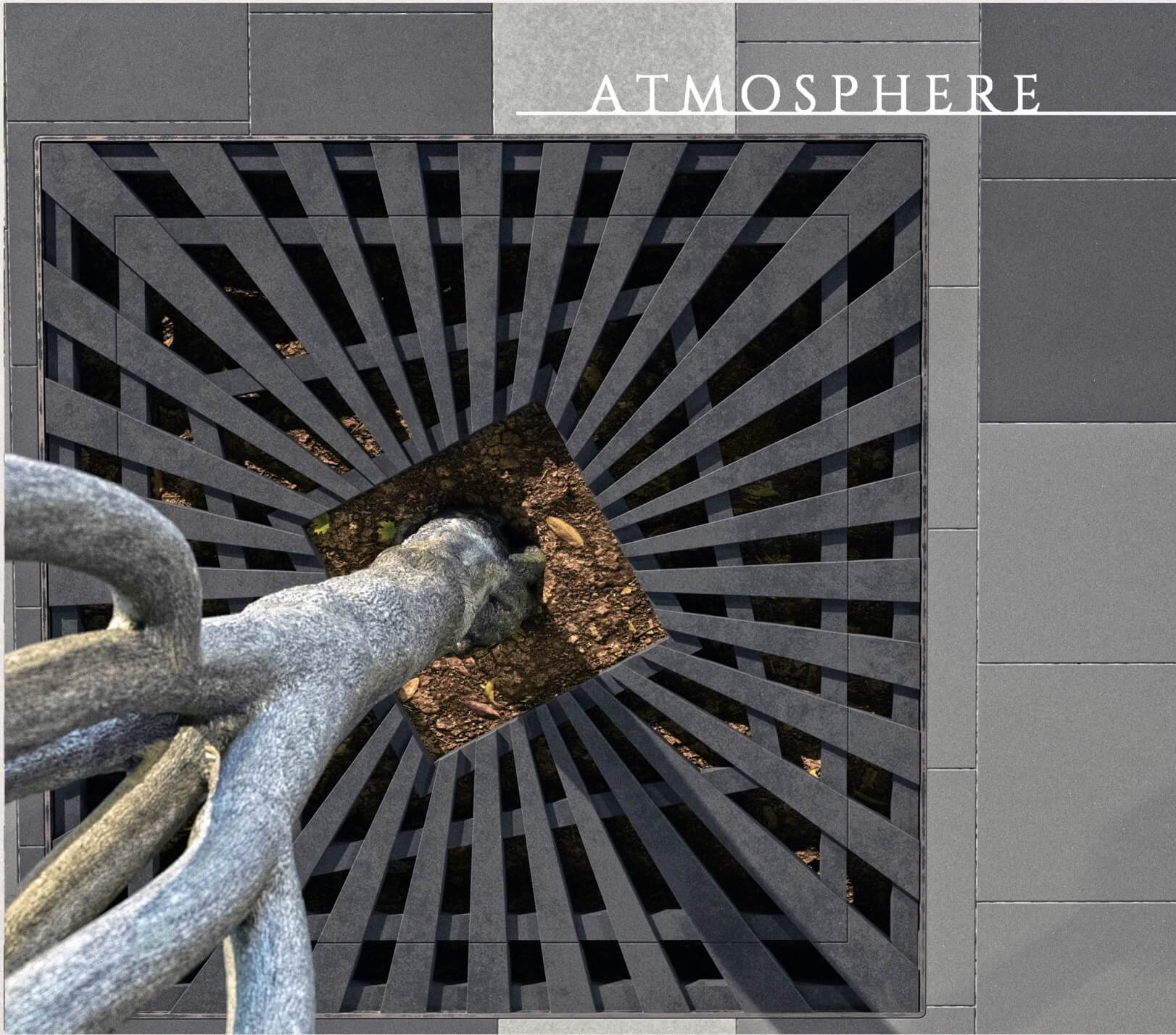 Приствольная решетка для дерева ZKING ATMOSPHERE 1.2х1.2м Черная в Иркутске фото