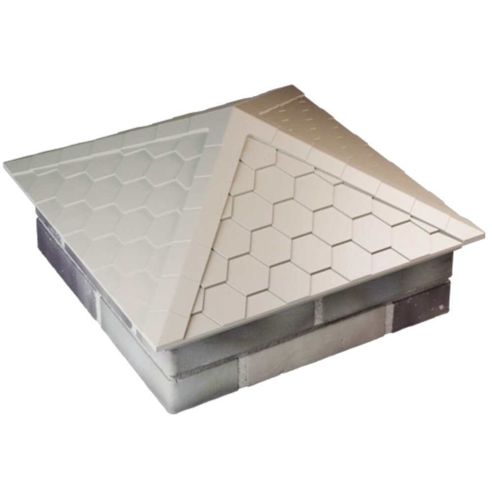 Колпак Zking Эверест Бежевый на столб 2х2 кирпича (535х535мм) Иркутск фото