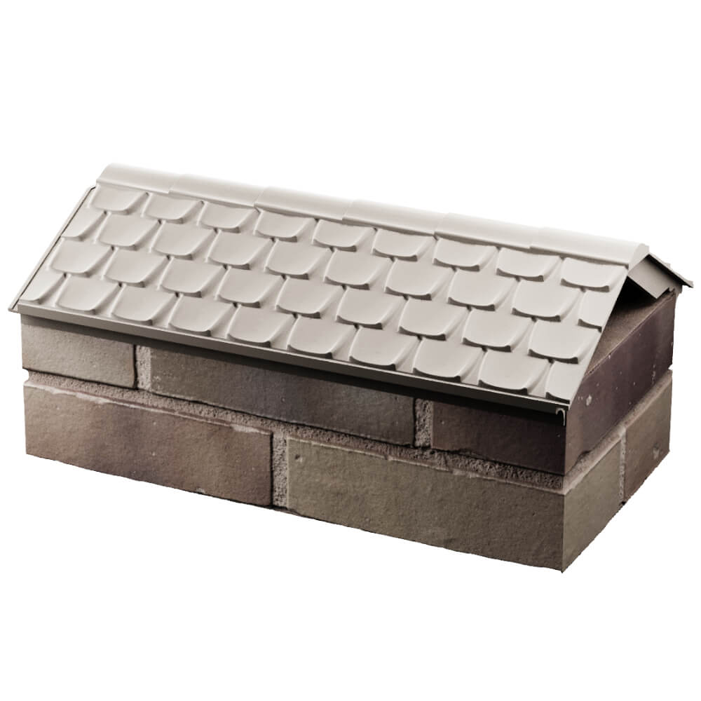 Парапет Zking Эльбрус Бежевый с посадкой на 1 кирпич (255мм) в Иркутске фото