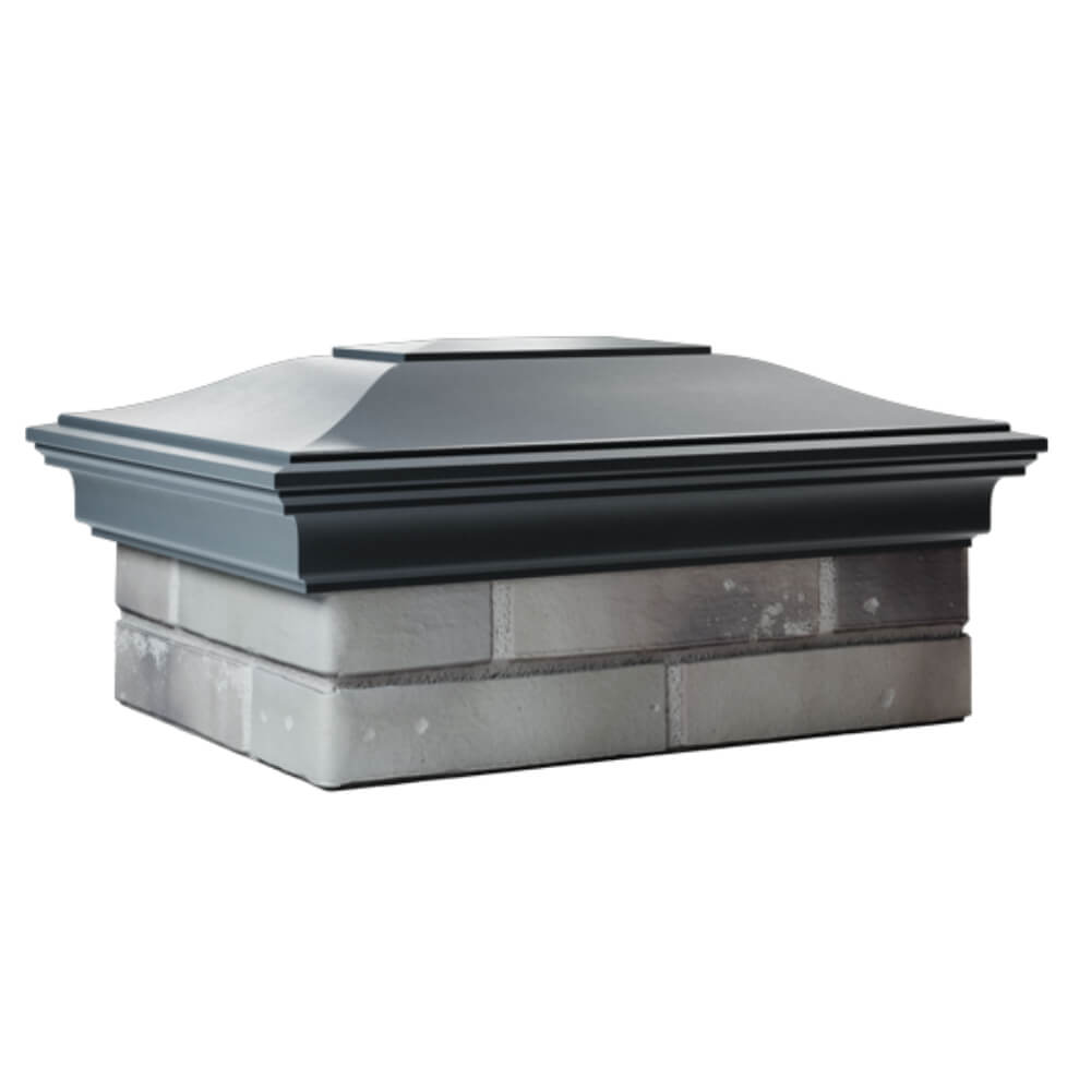 Колпак Zking Монблан Серый на столб 2х1.5 кирпича (515х385мм) в Иркутске фото