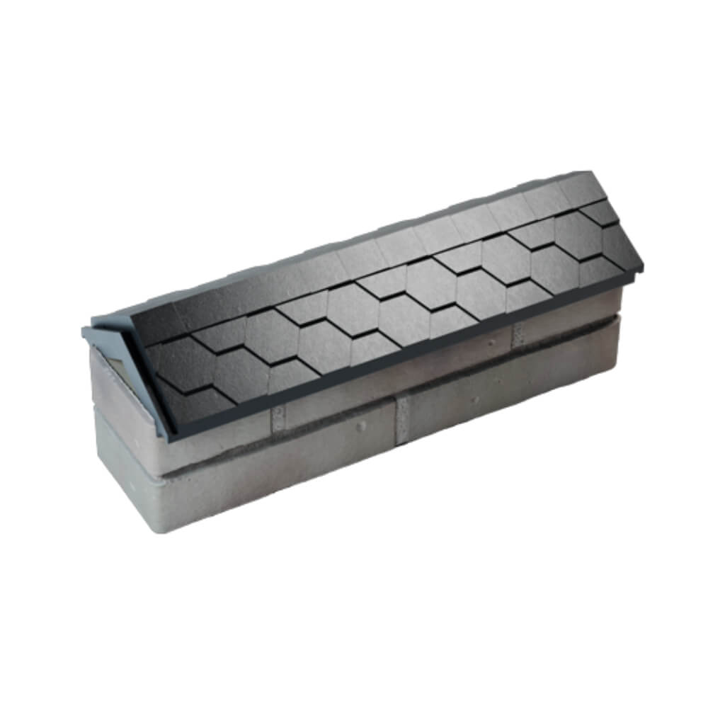 Парапет Zking Эверест Черный с посадкой на 0.5 кирпича (130мм) в Иркутске фото