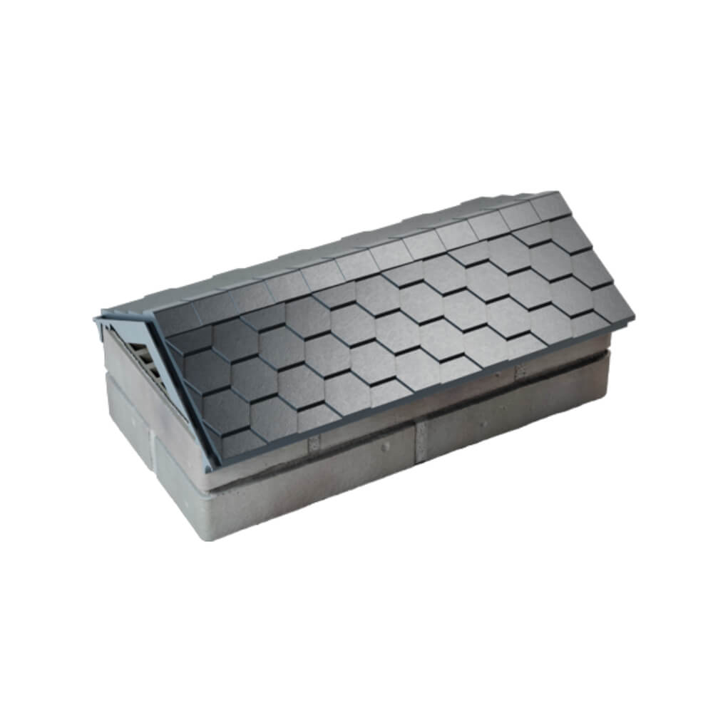 Парапет Zking Эверест Серый с посадкой на 1 кирпич (200/225/255мм) в Иркутске фото