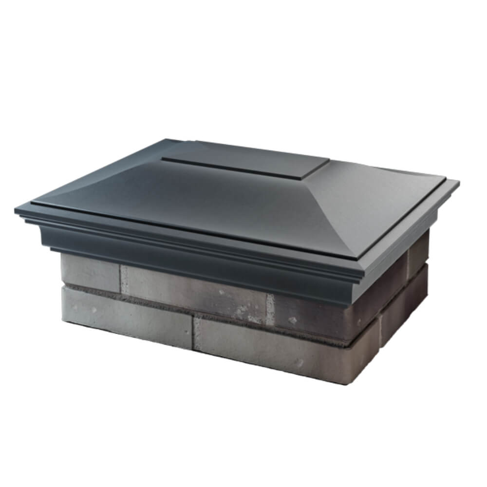 Колпак Zking Монблан Серый на столб 2х1.5 кирпича (515х385мм) в Иркутске фото