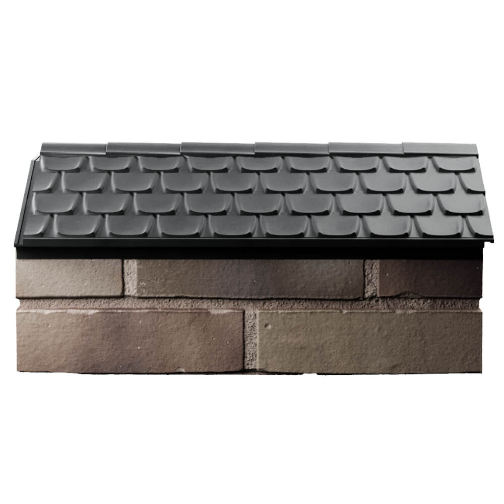 Парапет Zking Эльбрус Серый с посадкой на 1 кирпич (255мм) в Иркутске фото