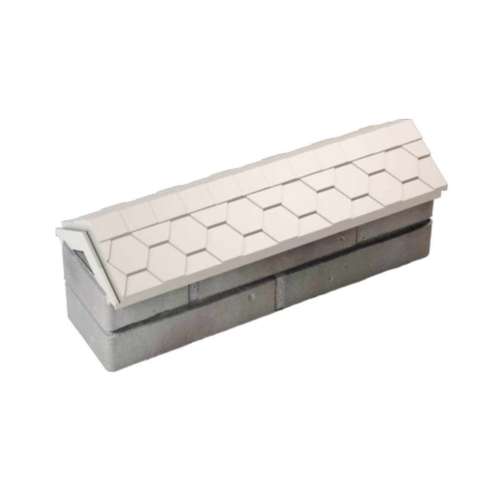 Парапет Zking Эверест Бежевый с посадкой на 0.5 кирпича (130мм) в Иркутске фото