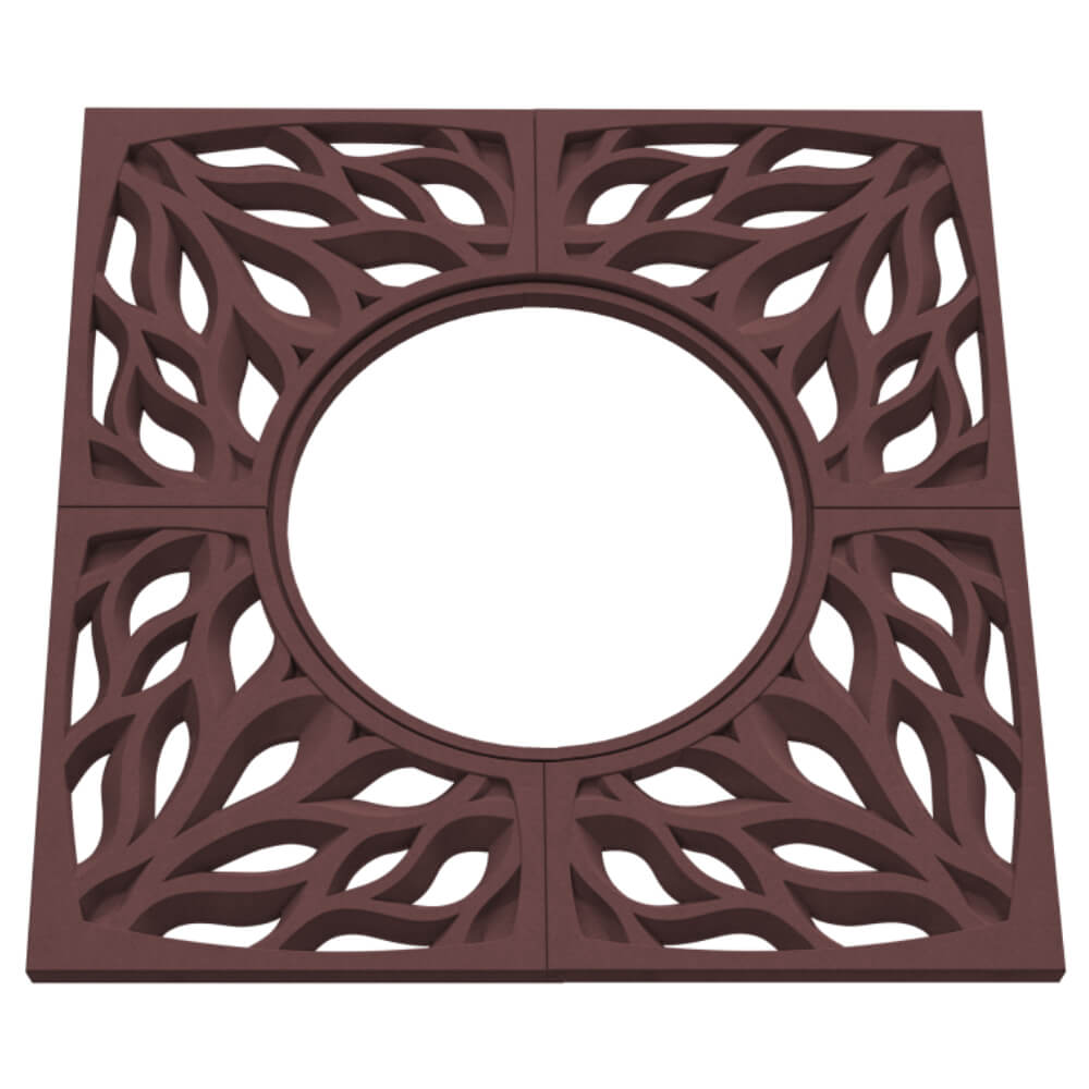 Приствольная решетка для дерева ZKING CRUST 1.2х1.2м Коричневая в Иркутске фото