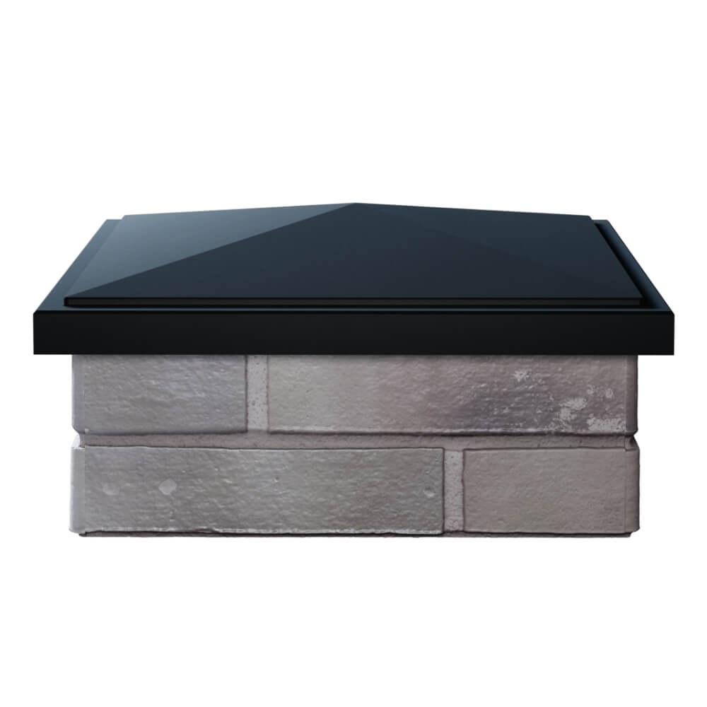 Колпак Zking БонаМоно Черный на столб 1.5х1.5 кирпича (385х385, 400х400мм) Иркутск фото