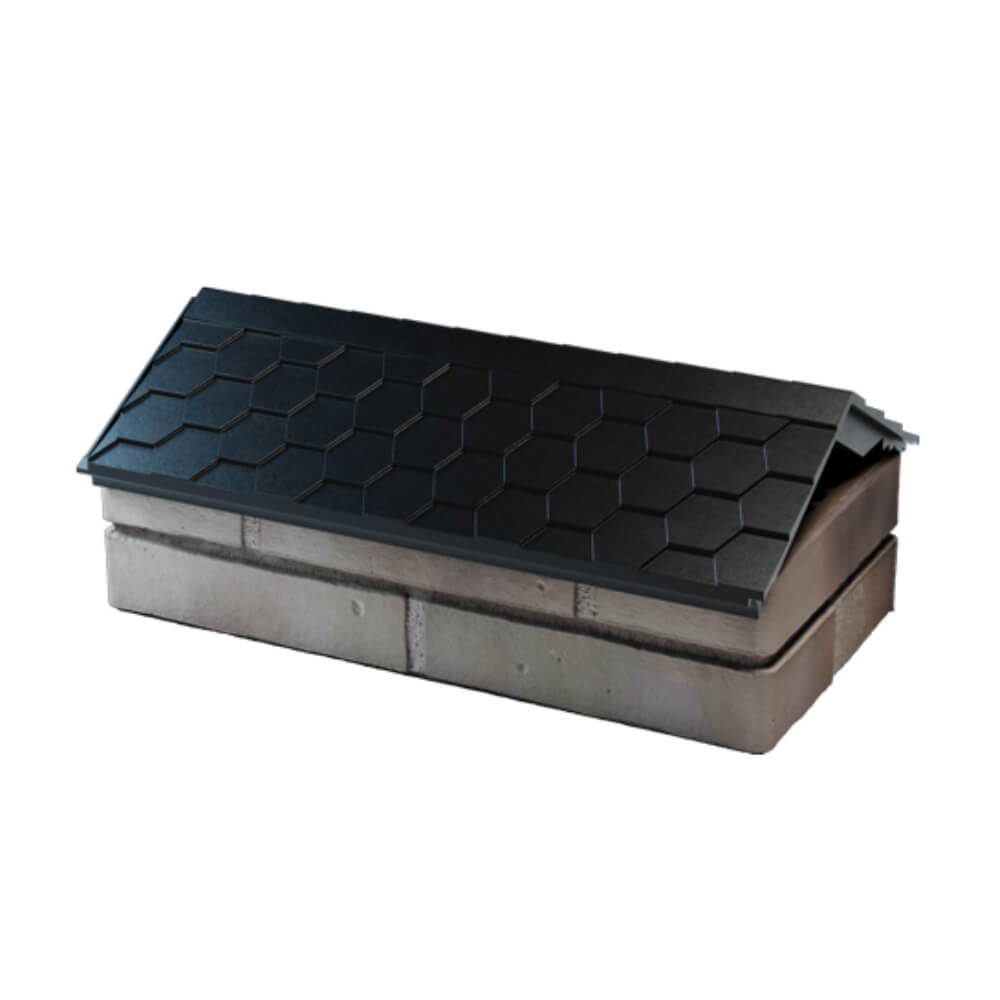 Парапет Zking Эверест Черный с посадкой на 1 кирпич (200/225/255мм) в Иркутске фото