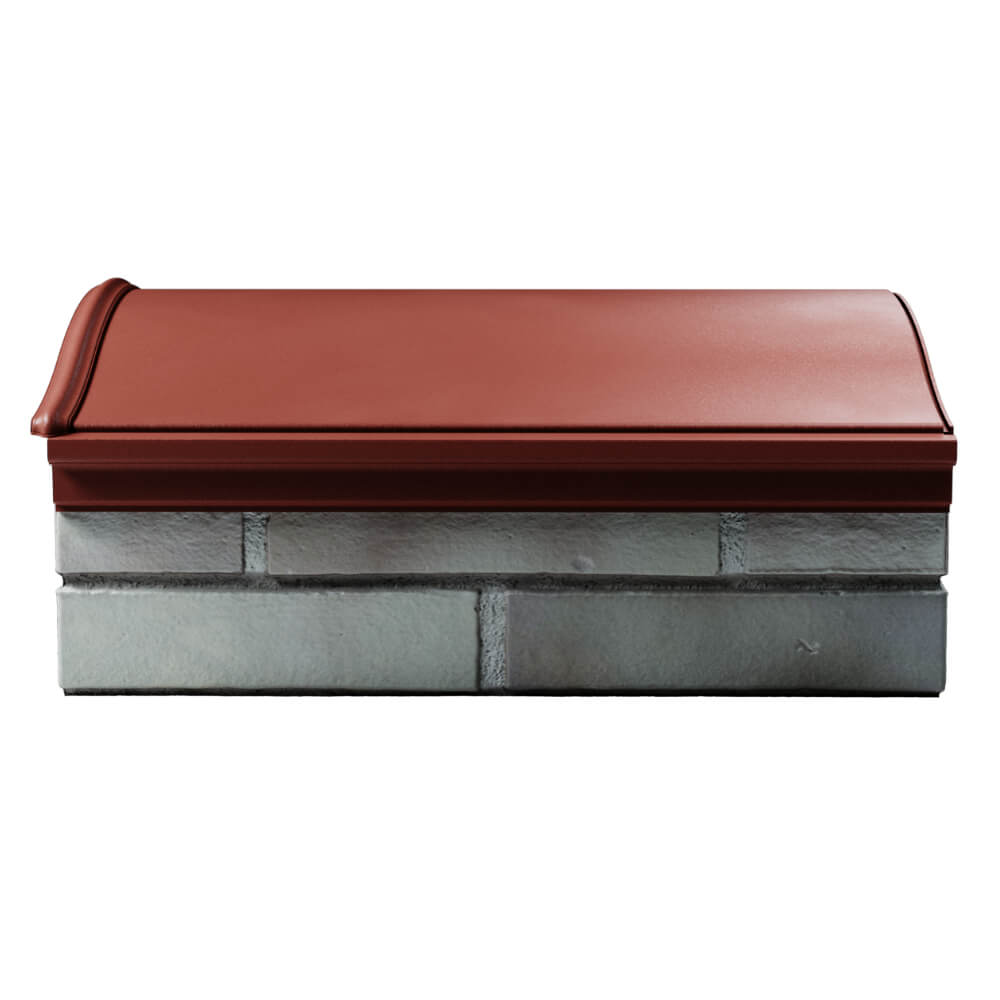 Парапет Zking Монблан Красный посадка на 1.5 кирпича (355/385мм) в Иркутске фото