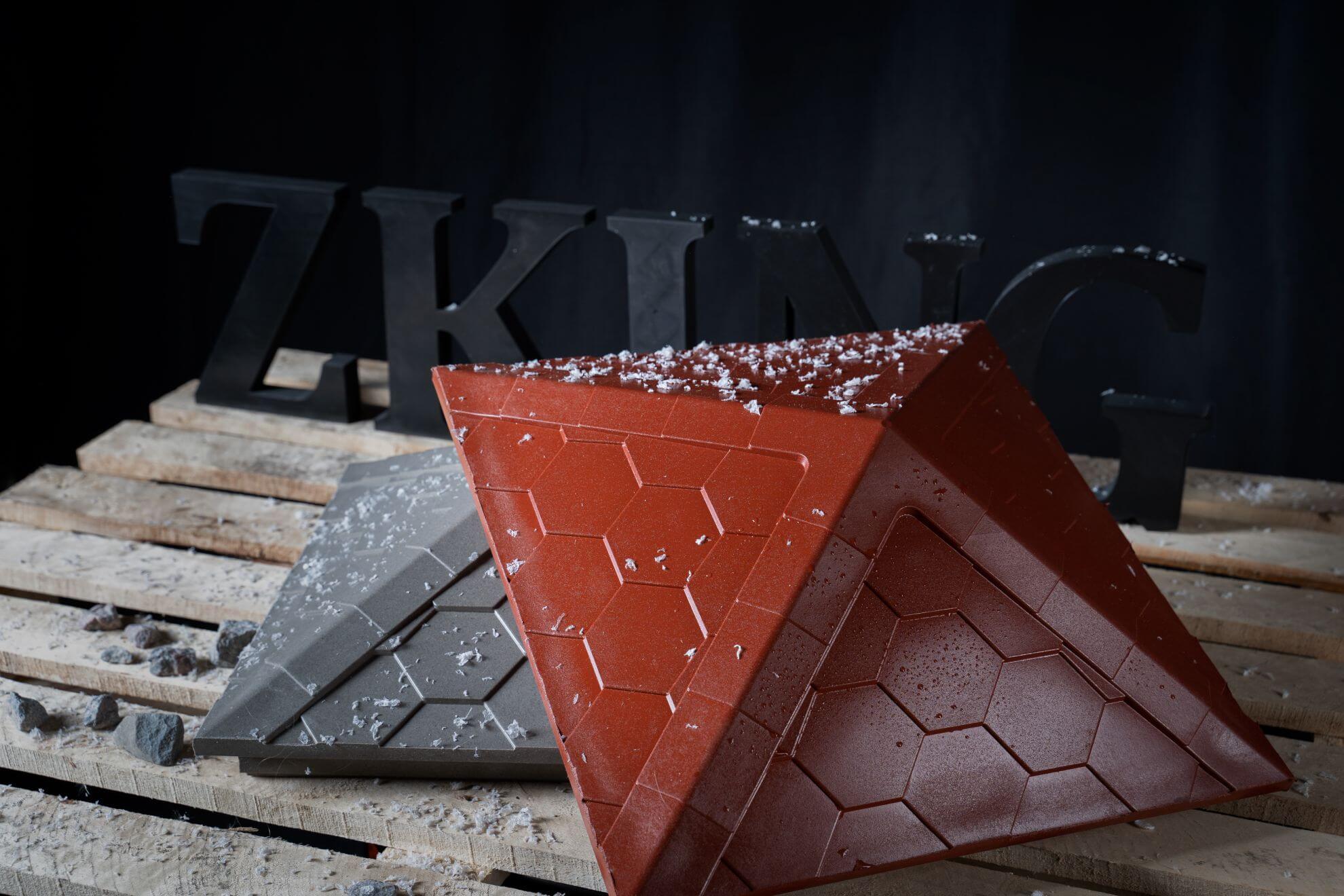 Колпак Zking Эверест Красный на столб 1.5х1.5 кирпича (390х390мм) в Иркутске фото