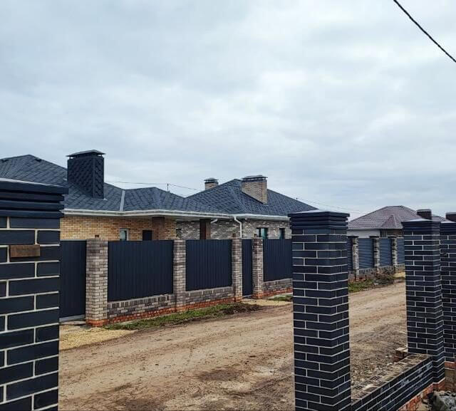 Колпак Zking Бона ХайТек Серый на столб 1.5х1.5 кирпича (385х385мм) в Иркутске фото