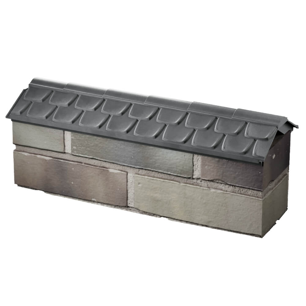 Парапет Zking Эльбрус Серый с посадкой на 0.5 кирпича (130мм) в Иркутске фото