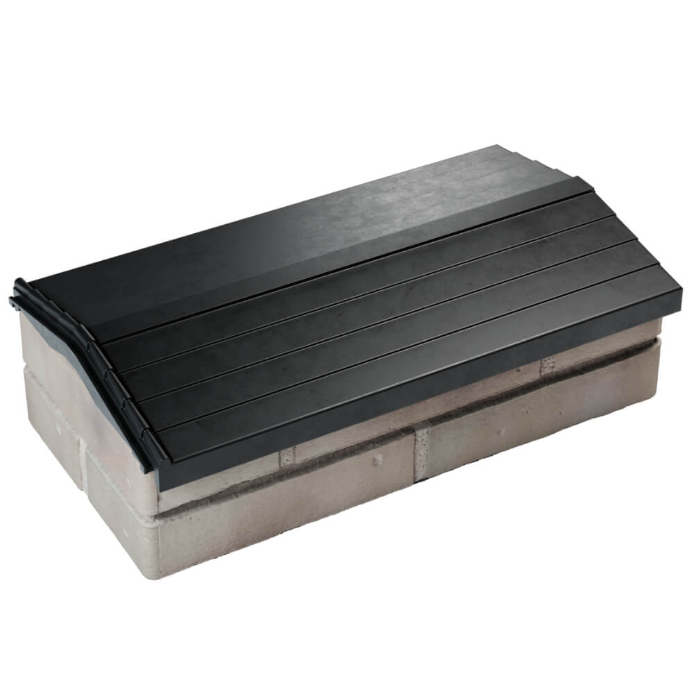 Парапет Zking Бона ХайТек Черный с посадкой на 1 кирпич (200/225/255мм) в Иркутске фото