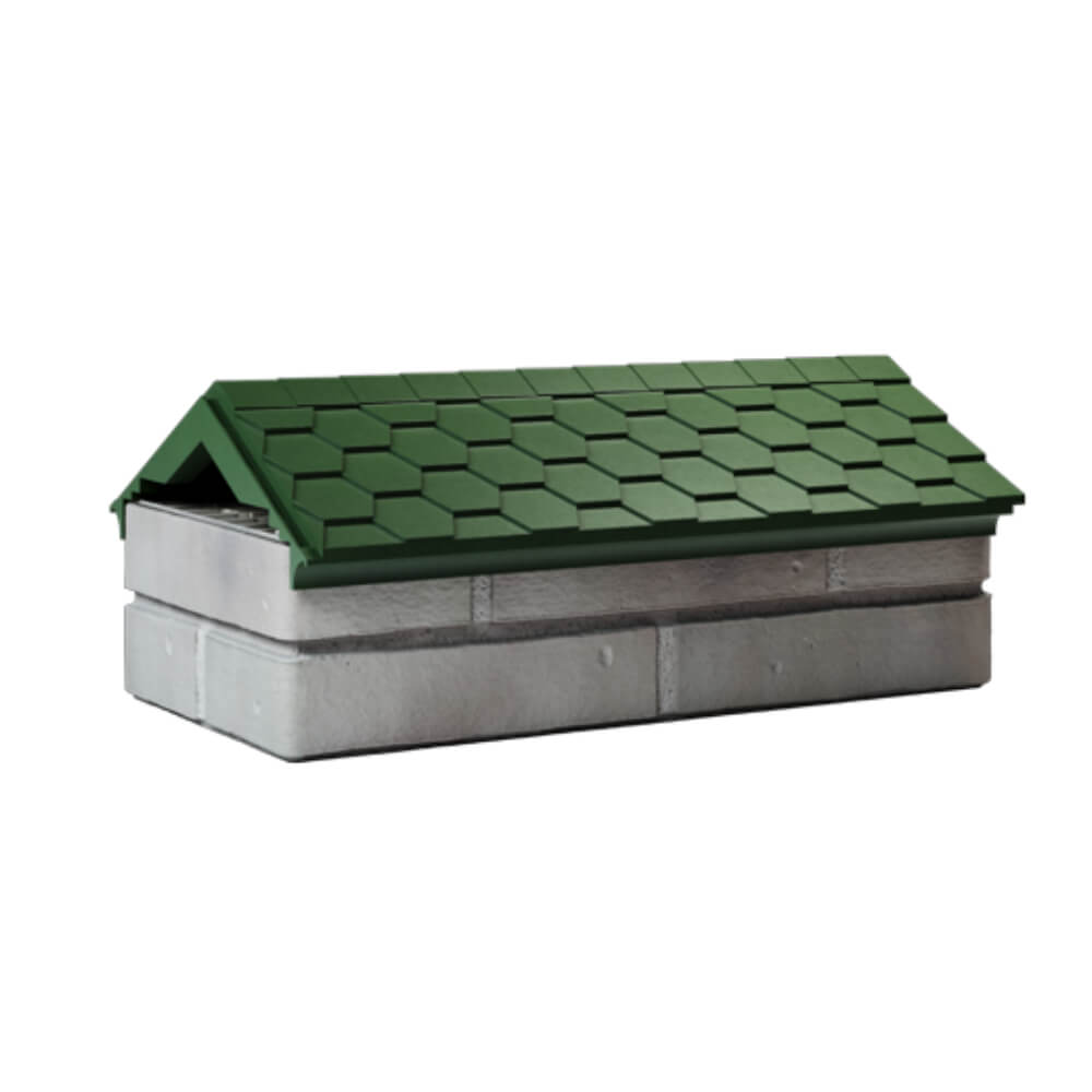 Парапет Zking Эверест Зеленый с посадкой на 1 кирпич (200/225/255мм) Иркутск фото