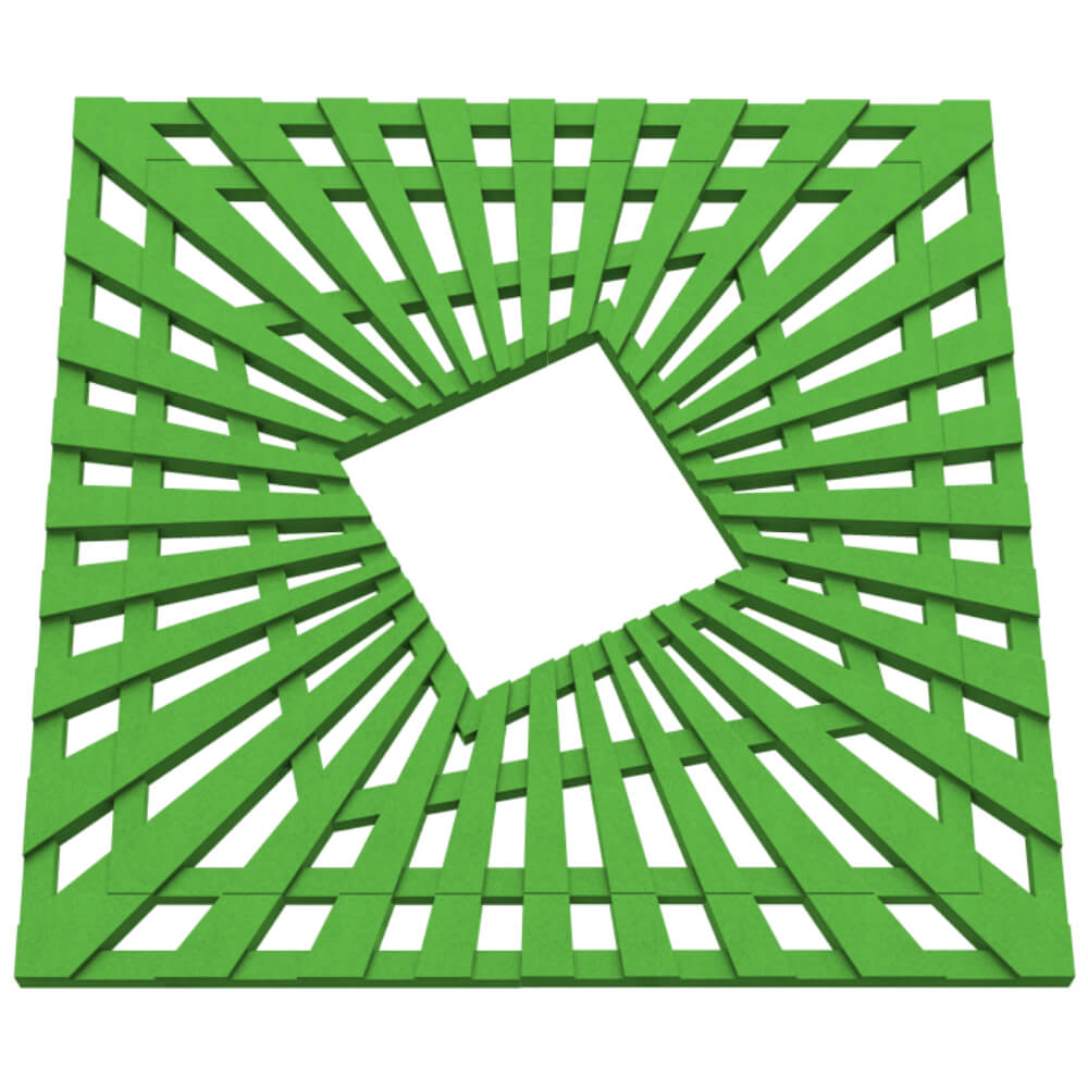 Приствольная решетка для дерева ZKING ATMOSPHERE 1.2х1.2м Зеленая в Иркутске фото