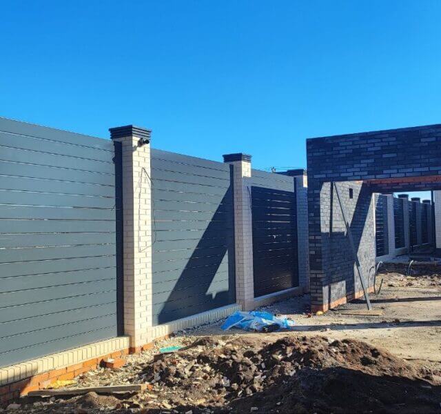 Колпак Zking Бона ХайТек Серый на столб 1.5х1.5 кирпича (385х385мм) в Иркутске фото