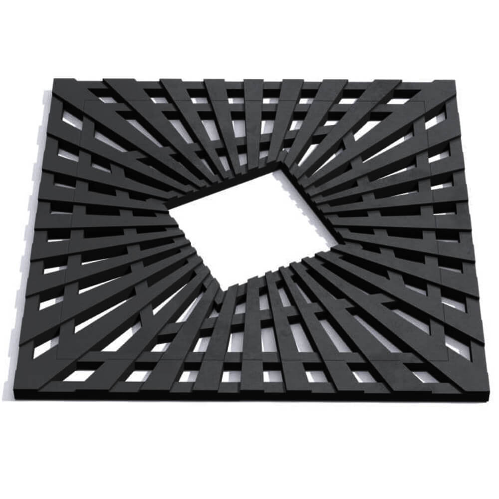 Приствольная решетка для дерева ZKING ATMOSPHERE 1.2х1.2м Черная Иркутск фото