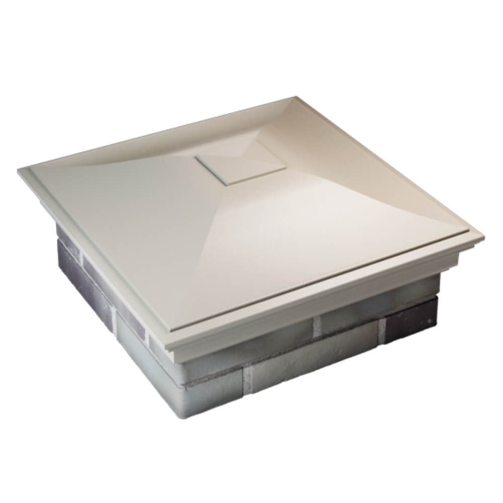 Колпак Zking Монблан Бежевый на столб 2х2 кирпича (515х515мм) Иркутск фото