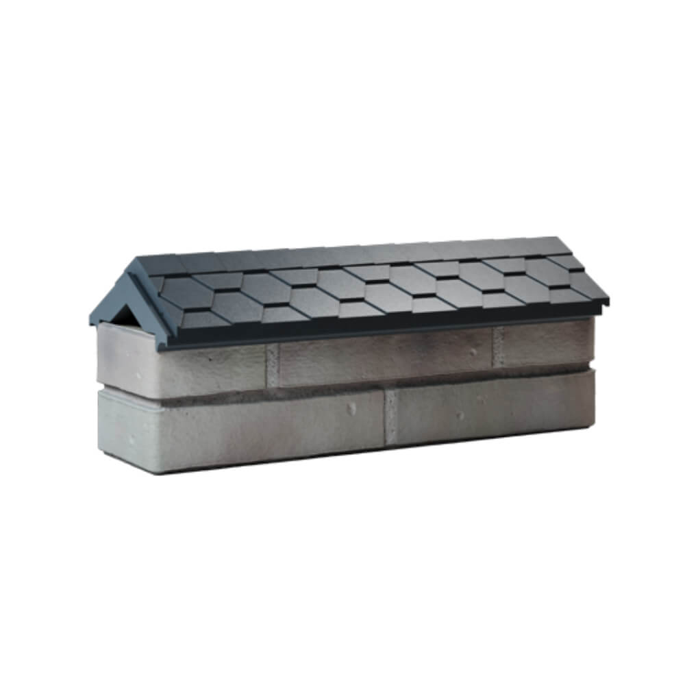 Парапет Zking Эверест Серый с посадкой на 0.5 кирпича (130мм) Иркутск фото