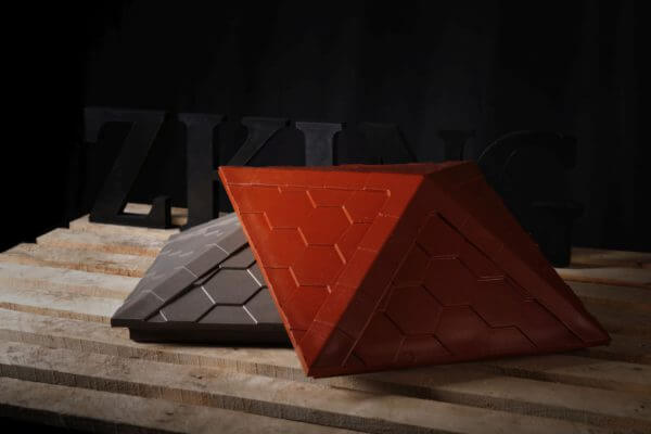 Колпак Zking Эверест Красный на столб 1.5х1.5 кирпича (390х390мм) в Иркутске фото