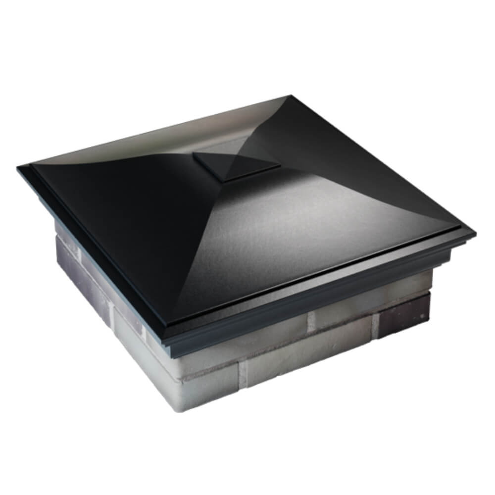 Колпак Zking Монблан Черный на столб 2х2 кирпича (515х515мм) Иркутск фото