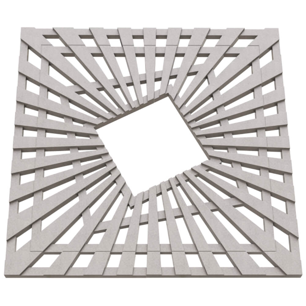 Приствольная решетка для дерева ZKING ATMOSPHERE 1.2х1.2м Бежевая в Иркутске фото