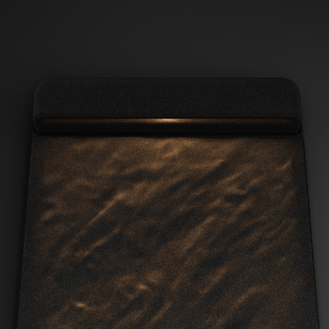 LED Светильник для шаговой плиты STONE Черный Сланец 330х75х98мм в Иркутске фото