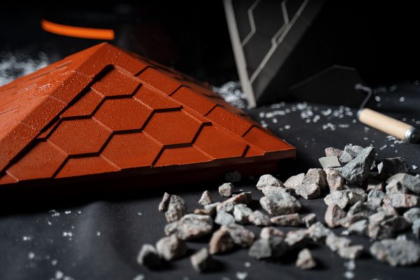 Колпак Zking Эверест Красный на столб 1.5х1.5 кирпича (390х390мм) в Иркутске фото