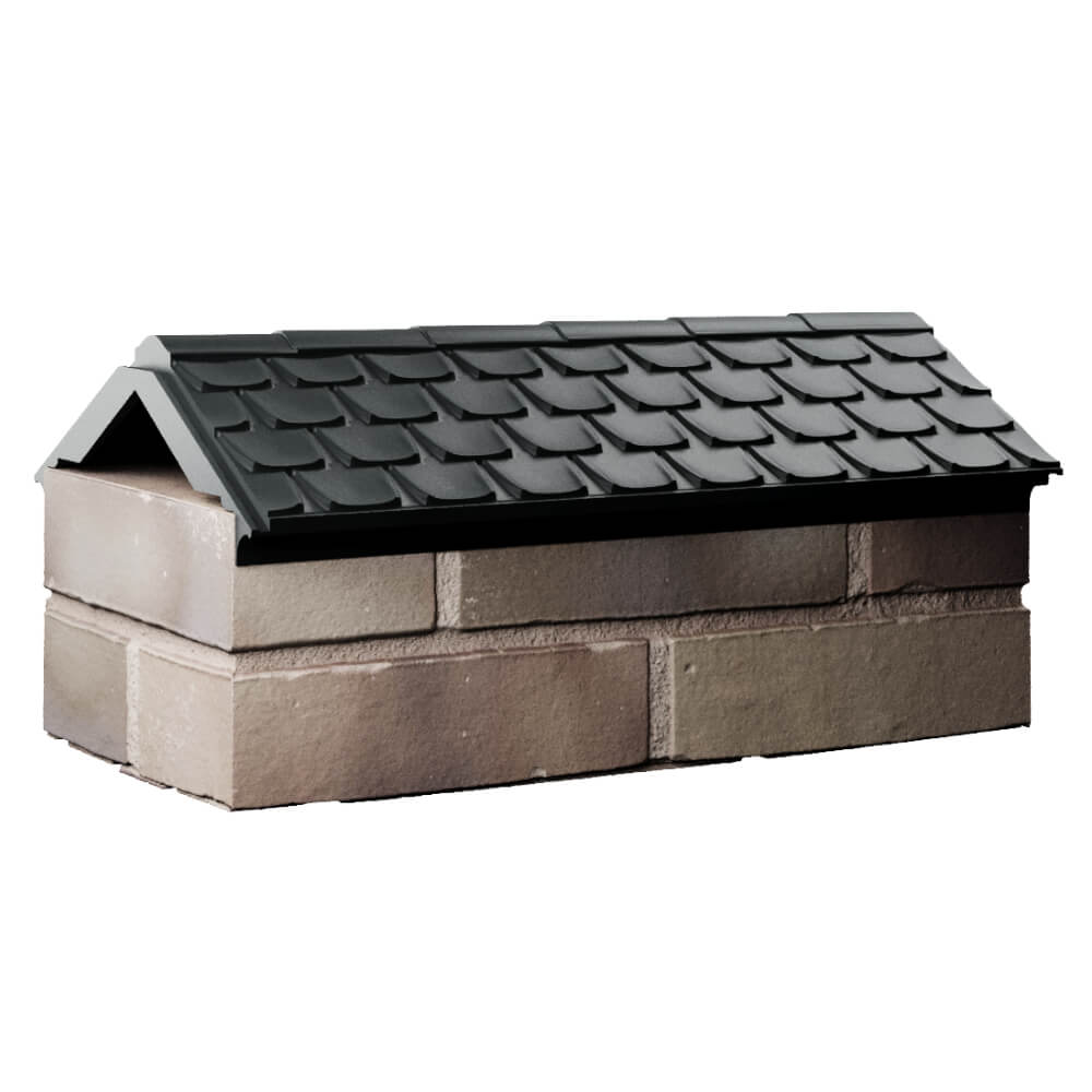 Парапет Zking Эльбрус Черный с посадкой на 1 кирпич (255мм) Иркутск фото