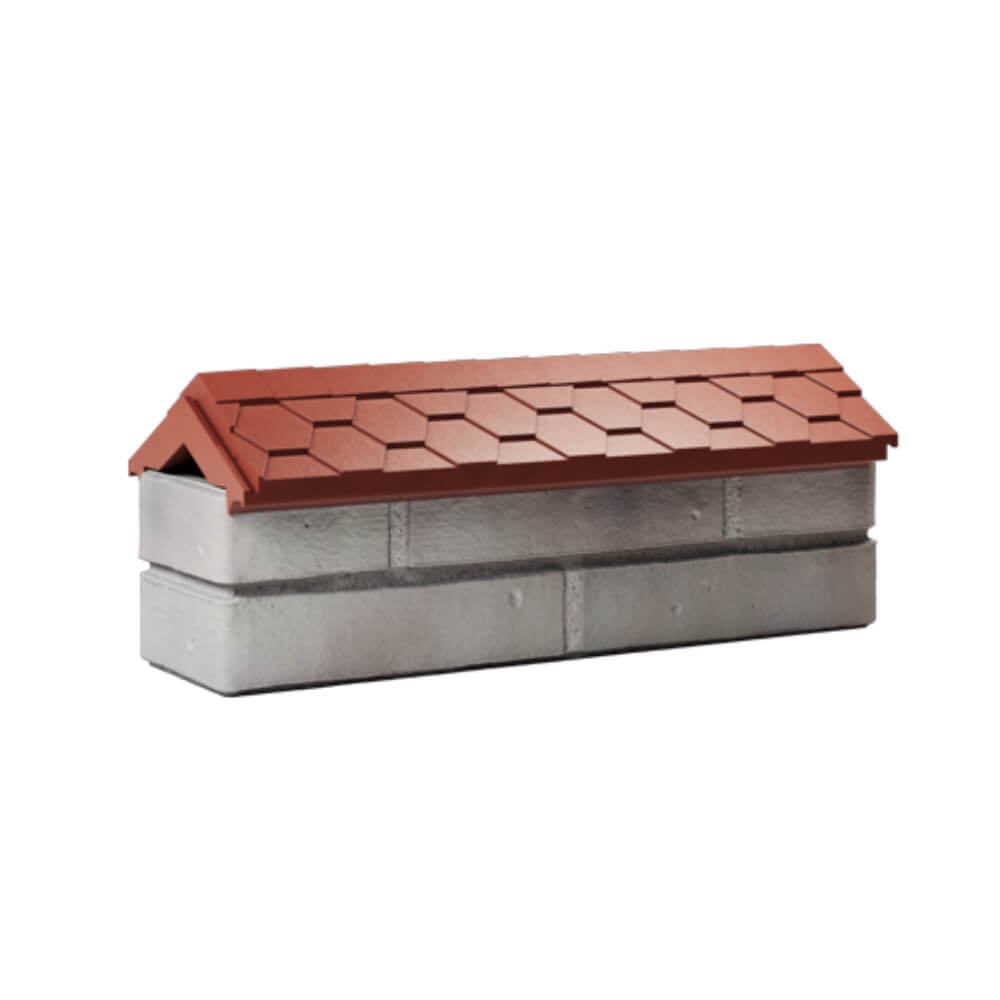 Парапет Zking Эверест Красный с посадкой на 0.5 кирпича (130мм) Иркутск фото