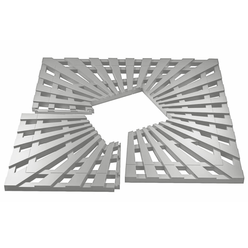 Приствольная решетка для дерева ZKING ATMOSPHERE 1.2х1.2м Бежевая в Иркутске фото