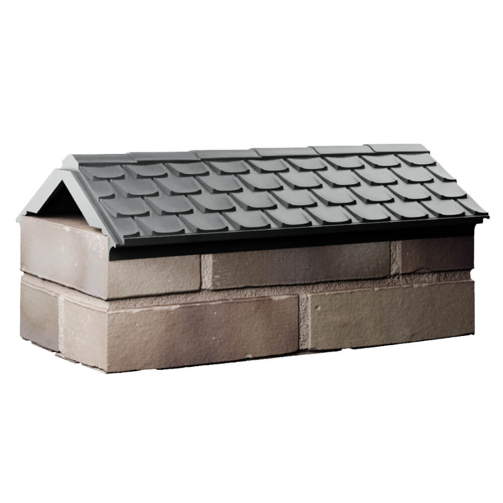 Парапет Zking Эльбрус Серый с посадкой на 1 кирпич (255мм) Иркутск фото