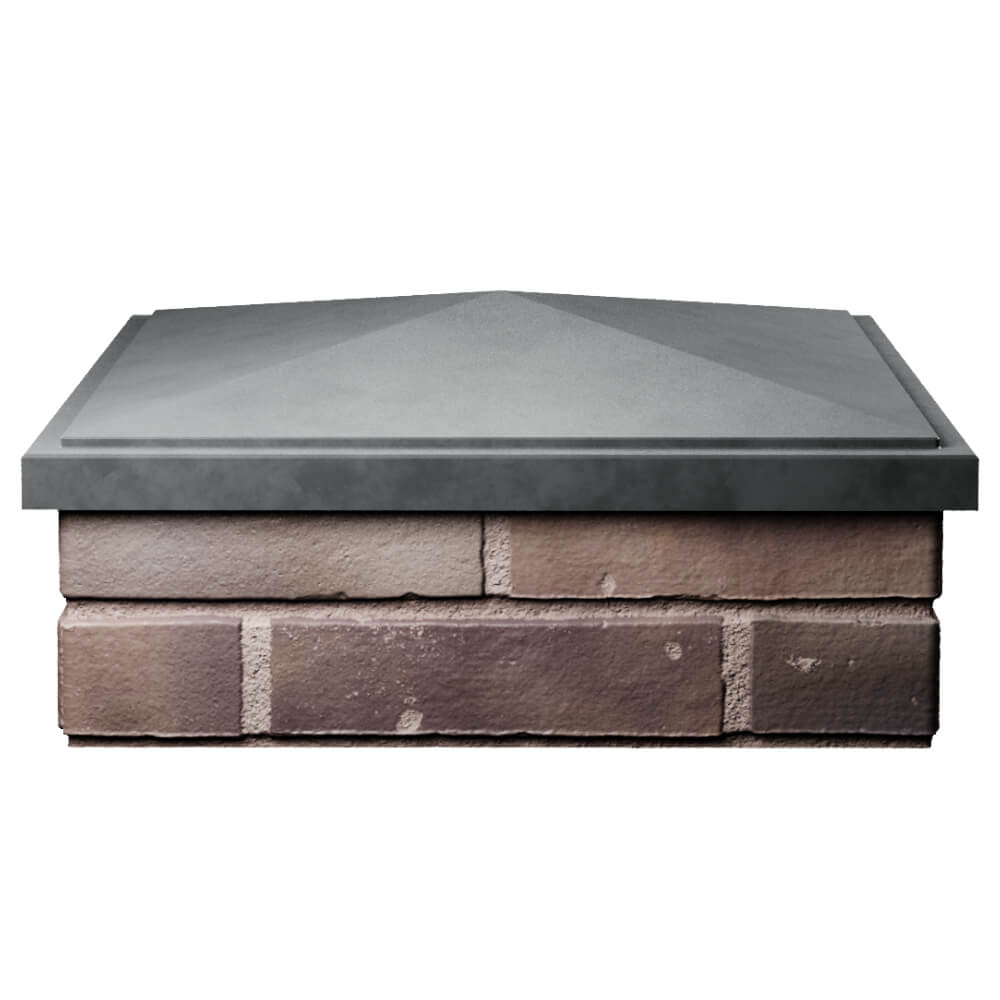 Колпак Zking БонаМоно Серый на столб 2х2 кирпича (515х515, 530х530мм) Иркутск фото