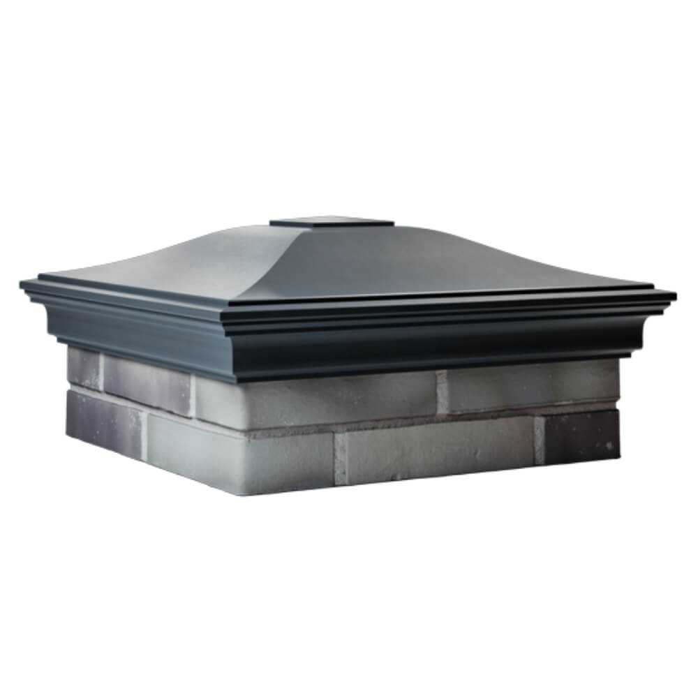 Колпак Zking Монблан Серый на столб 2х2 кирпича (515х515мм) в Иркутске фото