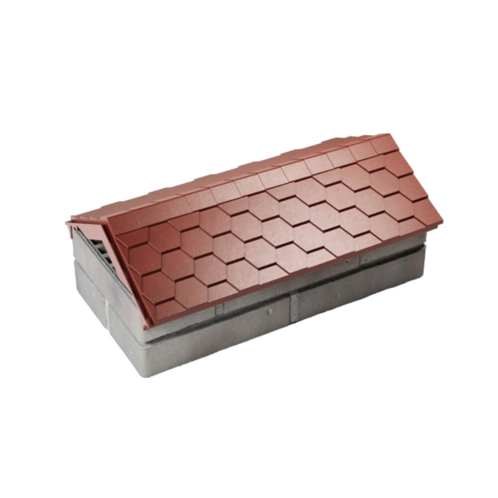 Парапет Zking Эверест Красный с посадкой на 1 кирпич (200/225/255мм) в Иркутске фото