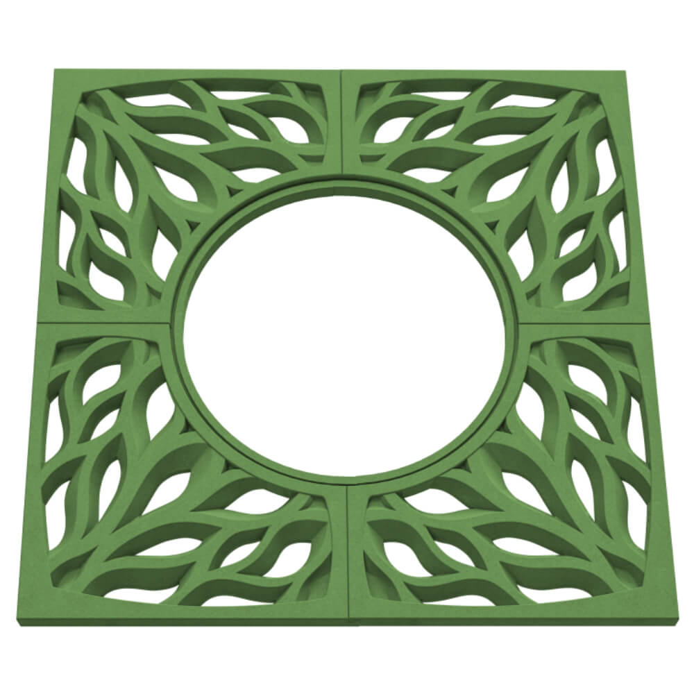 Приствольная решетка для дерева ZKING CRUST 1.2х1.2м Зеленая в Иркутске фото