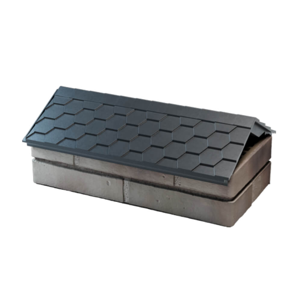 Парапет Zking Эверест Серый с посадкой на 1 кирпич (200/225/255мм) в Иркутске фото