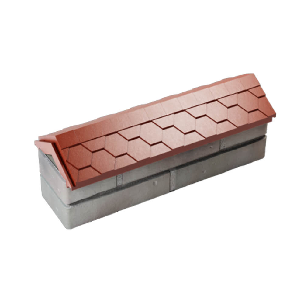 Парапет Zking Эверест Красный с посадкой на 0.5 кирпича (130мм) в Иркутске фото