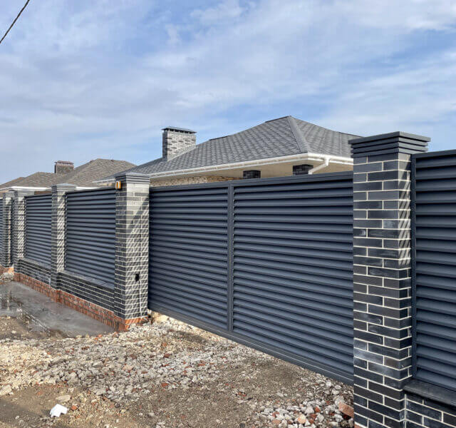 Колпак Zking Бона ХайТек Серый на столб 1.5х1.5 кирпича (385х385мм) в Иркутске фото