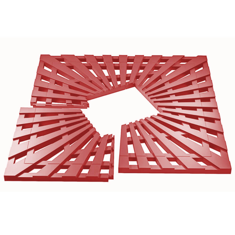 Приствольная решетка для дерева ZKING ATMOSPHERE 1.2х1.2м Красная в Иркутске фото