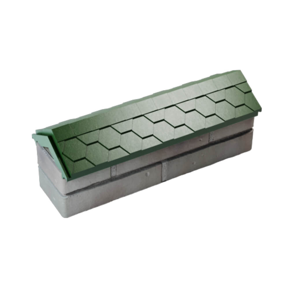 Парапет Zking Эверест Зеленый с посадкой на 0.5 кирпича (130мм) в Иркутске фото