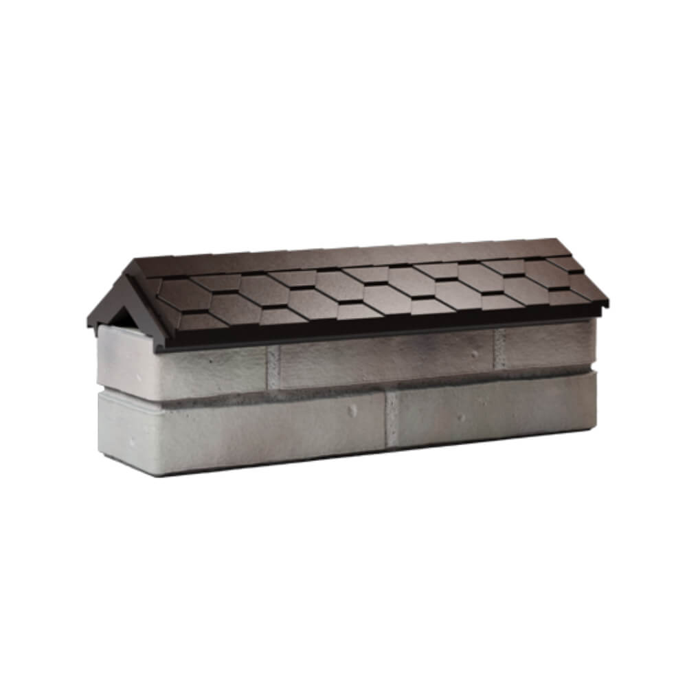 Парапет Zking Эверест Коричневый с посадкой на 0.5 кирпича (130мм) Иркутск фото