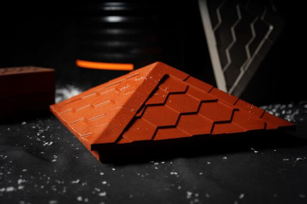 Колпак Zking Эверест Красный на столб 1.5х1.5 кирпича (390х390мм) в Иркутске фото