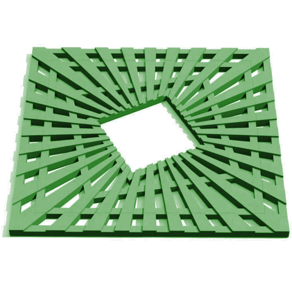 Приствольная решетка для дерева ZKING ATMOSPHERE 1.2х1.2м Зеленая Иркутск фото